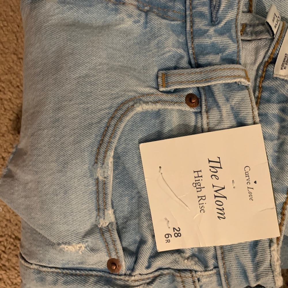 Curve Love the Mom high-rise Jeans